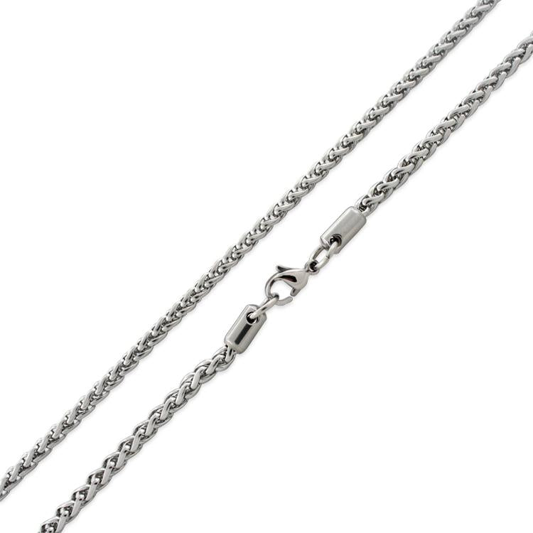 18ct White Gold Spiga Chain Chain Length 18 Inches - Jewellery from Ray &  Scott Limited UK