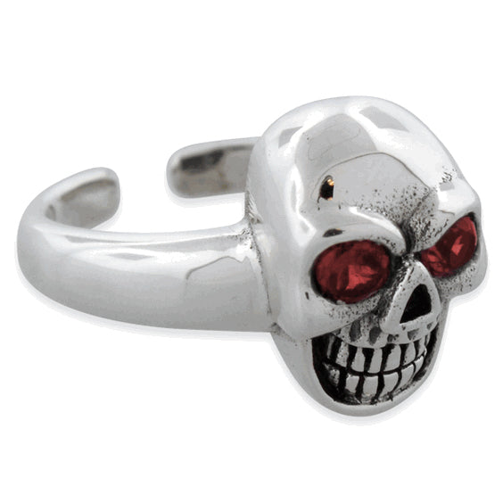 products/ladies-sterling-silver-plain-skull-adjustable-cz-ring-10.jpg