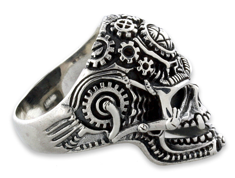 Skull Wing Ring sterling Silver 925 Men Skull Ring Jewelry Silver Skull Man  Accessory Man's Fashion Vintage Men's Ring Handmade Silver Ring - Etsy |  Gothic jewelry rings, Rings for men, Skull ring