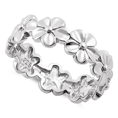 Plumeria eternity deals ring