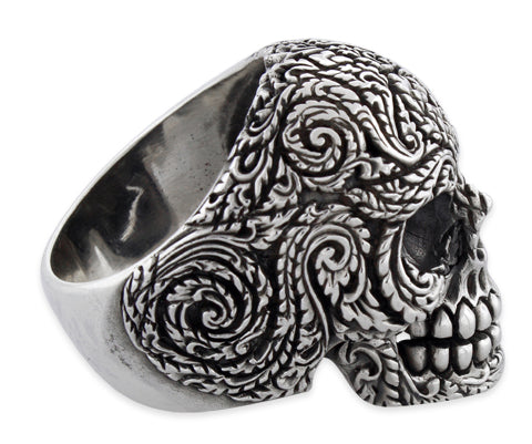 Skull Ring | Shop Mens & Womens Silver Statement Skull Rings | LUGDUN  ARTISANS